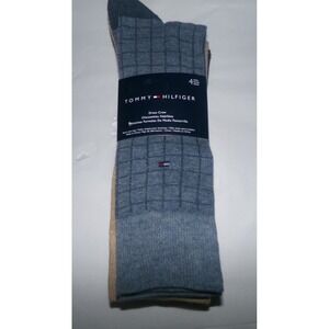 NWT MENS TOMMY HILFIGER DRESS SOCKS~4 PAIRS~OS